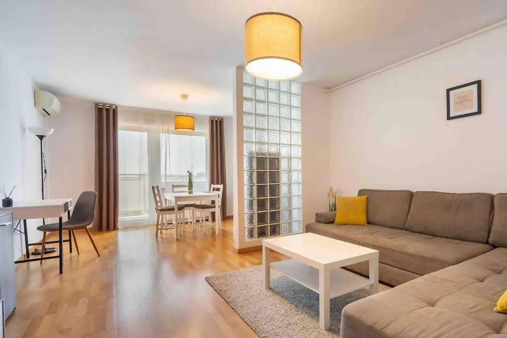 Perfect Studio With View And Undergound Parking Bukurešť Apartmán